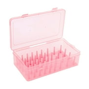 Sewing Thread Storage Box Sewing Reel Case for Home Sewing Bobbin Spools pink